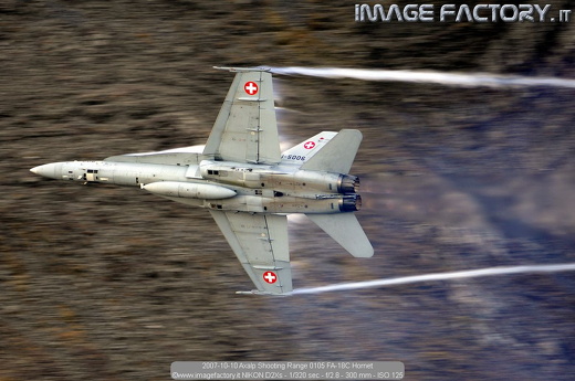 2007-10-10 Axalp Shooting Range 0105 FA-18C Hornet